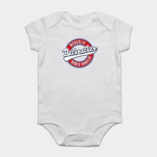 Mongolia backpacker world traveler Baby Bodysuit